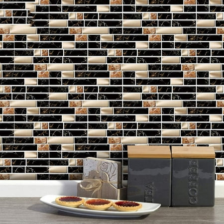 Colorful Self-Adhesive Tile Stickers for home decor, ideal for kitchen and also great as wall decor or wallpaper border